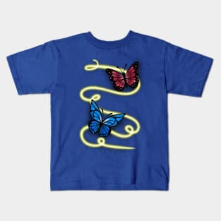 Butterfly glow Kids T-Shirt